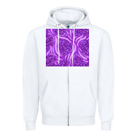 White purple glitter with leopard pattern Zipper Hoodie - TumblerDesignByShophia