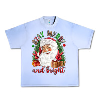 Grape Ice Stay Merry and bright Christmas with santa Urban Heavy Tee - NancyCooperArtShop