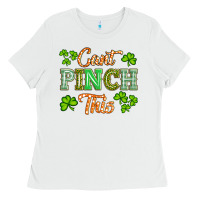 White saint patricks cant pınch this Ladies Tee - Artiststas