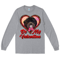 Heather Grey be my valentine Long Sleeve Tee - RanaPortraitStore
