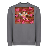 Storm valentine's day cupid heart Heavyweight Sweatshirt - RanaPortraitStore