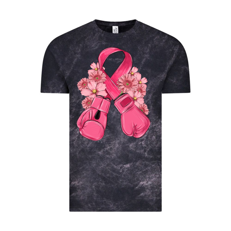 Breast Cancer With Boxing Gloves Vintage Tee by MaliasSmallBusiness | Teevron