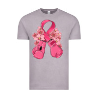 Vintage Zinc breast cancer with boxing gloves Vintage Tee - MaliasSmallBusiness