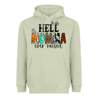 Matcha The Only Hell my Momma Ever Raised Heavyweight Hoodie - CowCowDesign