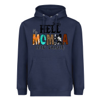 Navy The Only Hell my Momma Ever Raised Heavyweight Hoodie - CowCowDesign