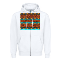White tooled leather and aztec Zipper Hoodie - TumblerDesignByShophia
