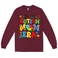 Burgundy in my autism mom era Long Sleeve Tee - Artiststas