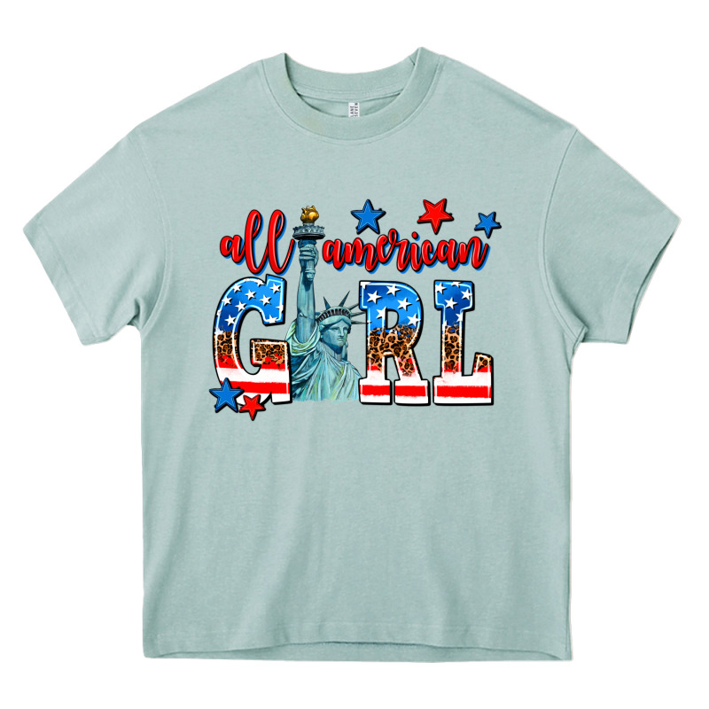All American Girl Heavy Core Tee by AdoDesignShop | Teevron
