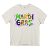 Cream mardi gras Heavy Core Tee - AdoDesignShop