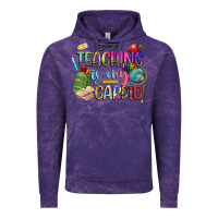 Cloud Purple teaching is my cardio Vintage Hoodie - NancyCooperArtShop