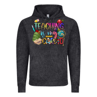 Vintage Black teaching is my cardio Vintage Hoodie - NancyCooperArtShop