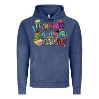 Vintage Denim teaching is my cardio Vintage Hoodie - NancyCooperArtShop