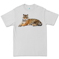 Dove Grey Tiger Premium Tee - LillyAllenDesigns