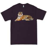 Plum Tiger Premium Tee - LillyAllenDesigns
