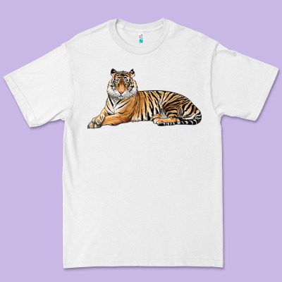 Tiger Premium Tee Designed By Lillyallendesigns
