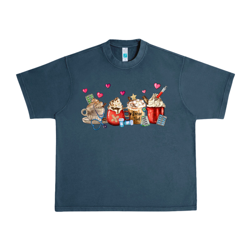 Nurse Coffee Cups Urban Heavy Tee by MaliasSmallBusiness | Teevron