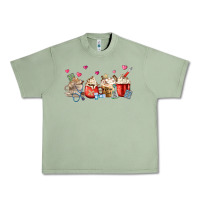 Oil Green Nurse Coffee Cups Urban Heavy Tee - MaliasSmallBusiness