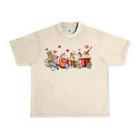 Sandshell Nurse Coffee Cups Urban Heavy Tee - MaliasSmallBusiness