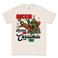 Natural rockin around the christmas tree Classic Tee - MaliasSmallBusiness
