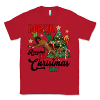 Red rockin around the christmas tree Classic Tee - MaliasSmallBusiness