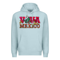 Blue Mist Viva Mexico Premium Hoodie - HowdyJamesFarm