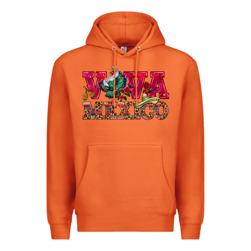 Viva Mexico Premium Hoodie by HowdyJamesFarm | Teevron