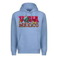 Colony Blue Viva Mexico Premium Hoodie - HowdyJamesFarm