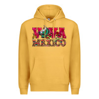 Mustard Viva Mexico Premium Hoodie - HowdyJamesFarm