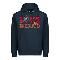 Navy Viva Mexico Premium Hoodie - HowdyJamesFarm