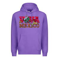 Purple Viva Mexico Premium Hoodie - HowdyJamesFarm