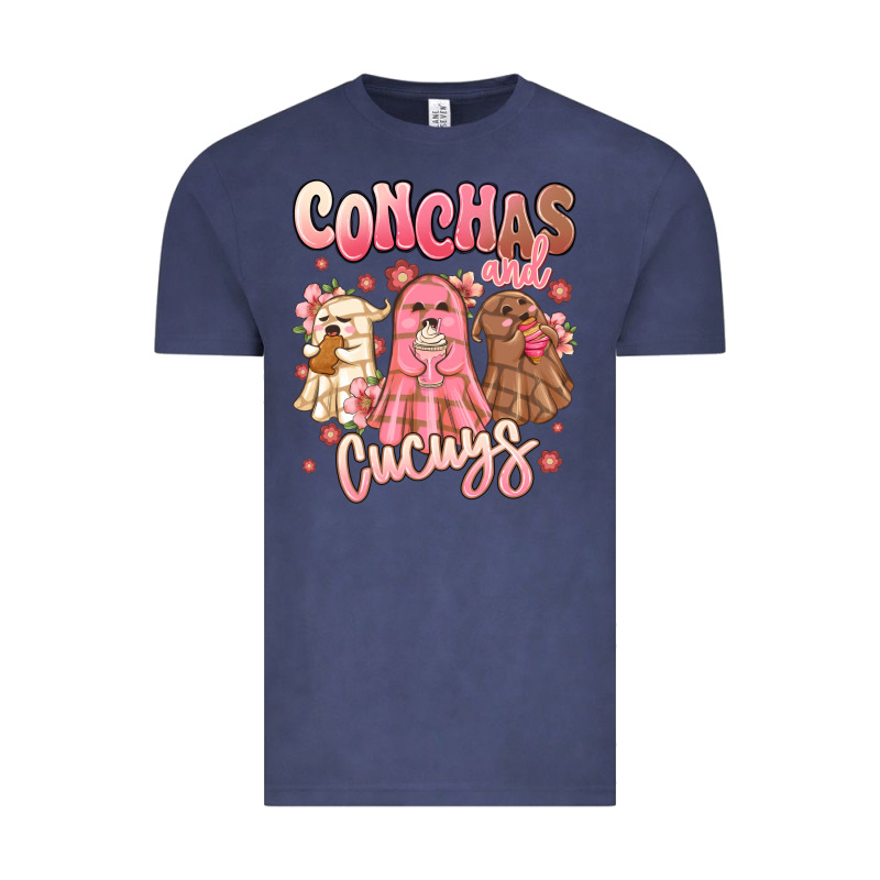 Conchas And Cucuys Mexican Desert Ghosts Vintage Tee by MaliasSmallBusiness | Teevron
