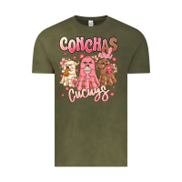 Vintage Olive conchas and cucuys mexican desert ghosts Vintage Tee - MaliasSmallBusiness