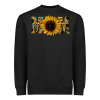 Black Leopard Sunflower Gemstone Mom Heavyweight Sweatshirt - Bettercallsaul