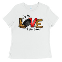White for the love of the game ice hockey Ladies Tee - Jasminsmagicworld