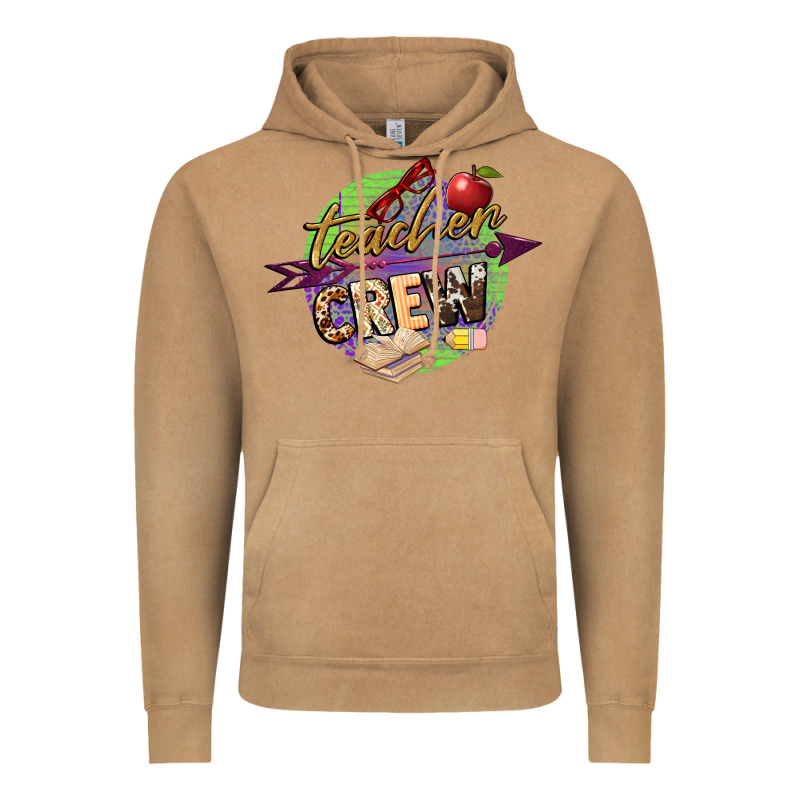 Teacher Crew Vintage Hoodie by NancyCooperArtShop | Teevron