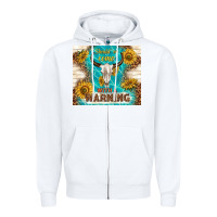 White should have come with a warning Zipper Hoodie - TumblerDesignByShophia