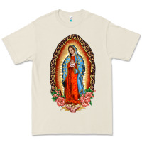 Bone our lady of guadalupe leopard and roses Premium Tee - BarkalooDesign