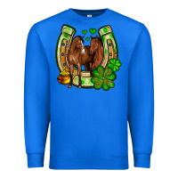True Royal St. Patrick's Day horse horseshoe Premium Sweatshirt - OliviaCreatesArt