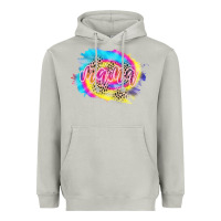 Moon Dust Mama Tie dye Leopard Heavyweight Hoodie - CowCowDesign