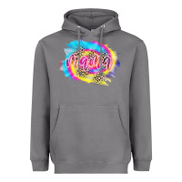 Storm Mama Tie dye Leopard Heavyweight Hoodie - CowCowDesign