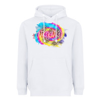 White Mama Tie dye Leopard Heavyweight Hoodie - CowCowDesign
