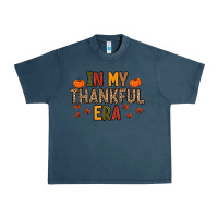 Midnight Navy In My Thankful Era Urban Heavy Tee - MaliasSmallBusiness