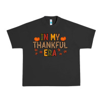 Pigment Black In My Thankful Era Urban Heavy Tee - MaliasSmallBusiness