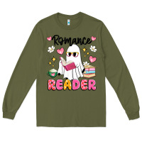 Army Green romance reader Long Sleeve Tee - Artiststas