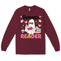 Burgundy romance reader Long Sleeve Tee - Artiststas