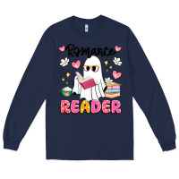 Navy romance reader Long Sleeve Tee - Artiststas