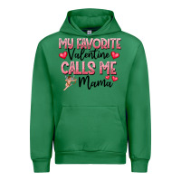 Emerald love message with cupid and hearts Urban Hoodie - CowhideDigitalArt