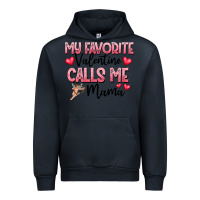 Navy love message with cupid and hearts Urban Hoodie - CowhideDigitalArt