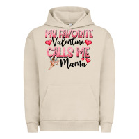 Pigment French Oak love message with cupid and hearts Urban Hoodie - CowhideDigitalArt