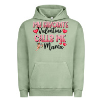 Pigment Oil Green love message with cupid and hearts Urban Hoodie - CowhideDigitalArt